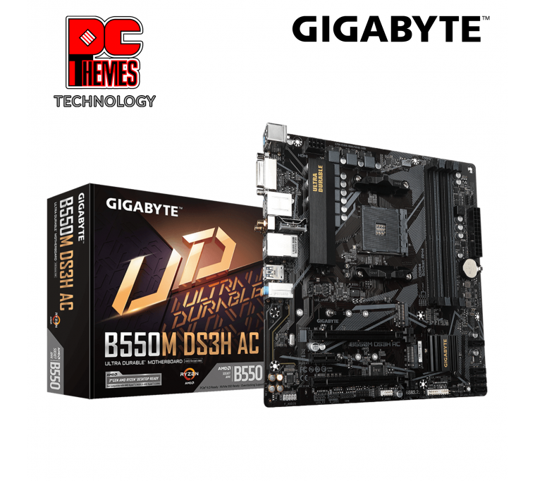 GIGABYTE B550M DS3H AC Motherboard
